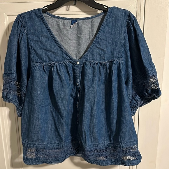 Old Navy Tops - Y2k Old navy Jean top